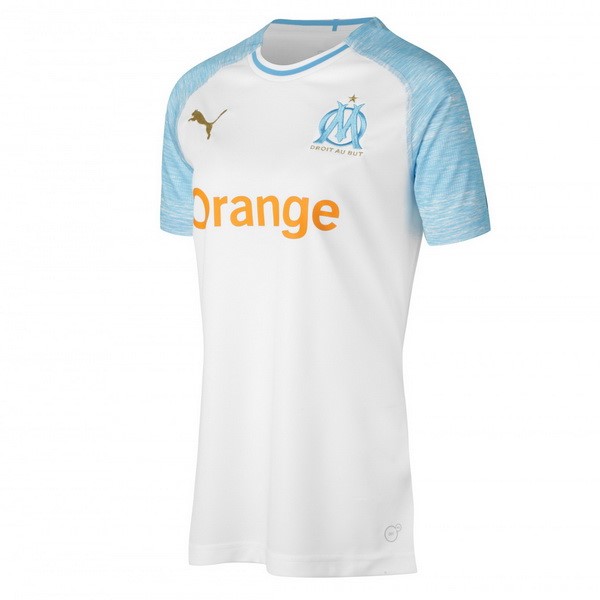 Marseille Trikot Heim Damen 2018-19 Weiß Fussballtrikots Günstig